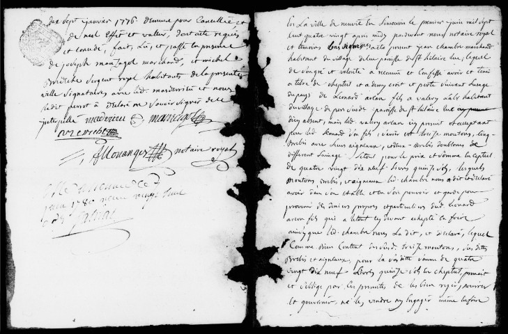 juin-décembre 1780