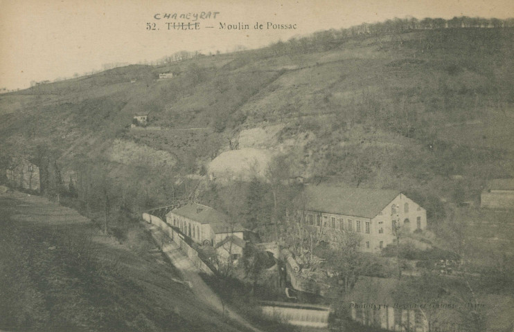 Chameyrat : "52. Tulle - Moulin de Poissac".