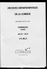Naissances, mariages, décès (1803-1812)