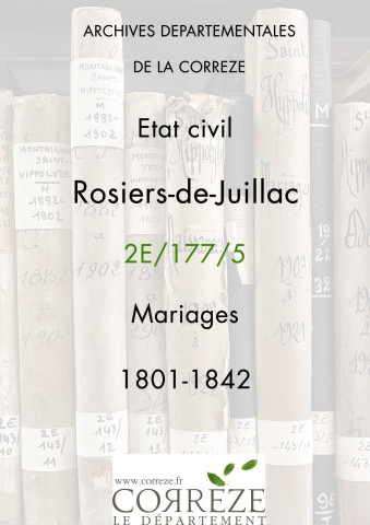 Mariages (1801-1842)
