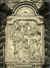 Le retable de l'église, le Christ et les Apôtres.