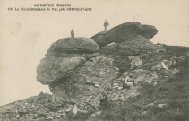 Peyrelevade : "La Corrèze illustrée - 135. La pierre branlante du Rat, près Peyrelevade".