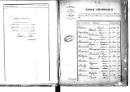 Tables décennales des mariages (1873-1882)