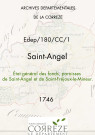 État général des fonds, paroisses de Saint-Angel et Saint-Fréjoux-le-Mineur. 16 mars 1746-16 juin 1746