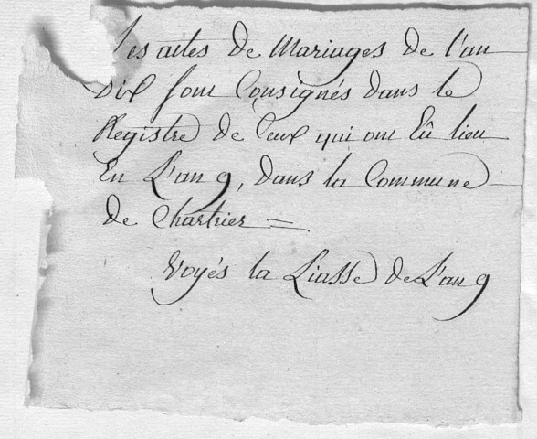 Mariages (1801-1842)