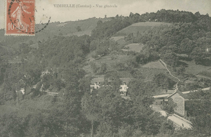Naves : "Vimbelle (Corrèze) - Vue générale".