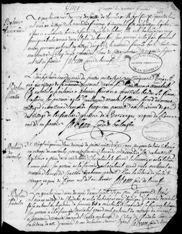 Baptêmes, mariages, sépultures (1753-1792)