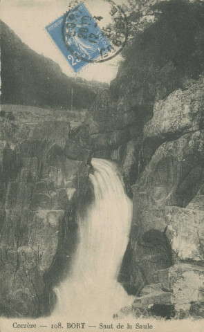 Bort-les-Orgues : "Corrèze - 108. Bort - Saut de la Saule".