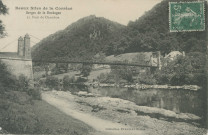 Auriac : "Beaux sites de la Corrèze - Gorges de la Dordogne - 32. Pont du Chambon".