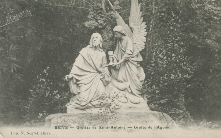 Brive-la-Gaillarde : "Brive - Grottes de Saint-Antoine - Grotte de l'Agonie".