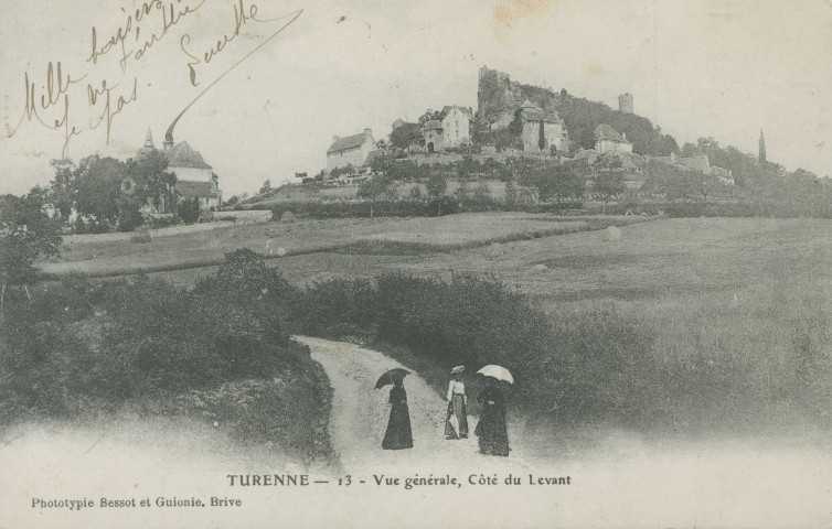 Turenne : "Turenne - 13 - Vue générale, côté du Levant".