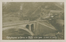 Allassac : "7. Catastrophe du tunnel de Pouch - 15 dec. 1908 - le pont et tunnel".
