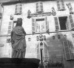 La statue de la Vierge devant la maison de la Bridolle.
