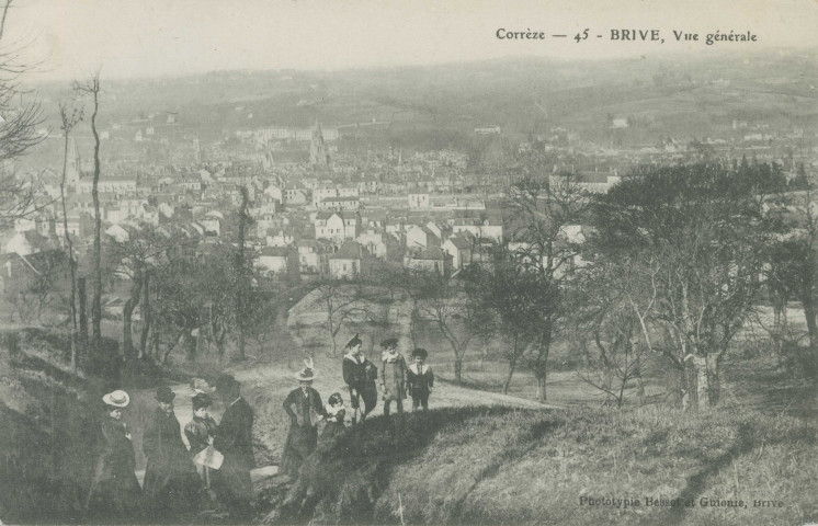 Brive-la-Gaillarde : "Corrèze - 45 - Brive, vue générale".