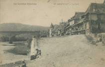 Argentat : "La Corrèze illustrée - 52. Argentat - Le port".