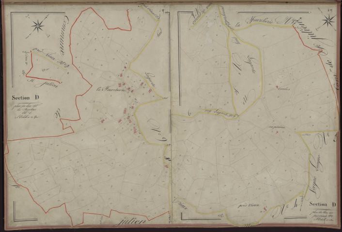 Sections D1-D2 de la Fourcherie et des Prés Vieux