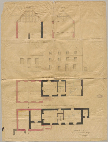 Mobilier ; construction de l'école des filles.
