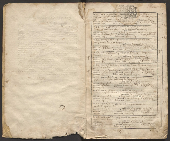 22 février 1715-25 juillet 1717