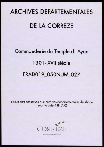 Echange de droits, reconnaissances, arrentements.