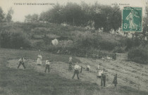Folklore : "Types et scènes champêtres - 93 - Fenaison".