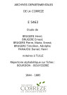 Répertoire alphabétique sur fiches : Bourdon-Bouysserie