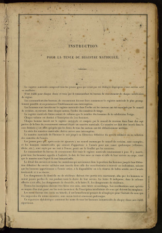 Classe 1893 : matricules 500 à 990.