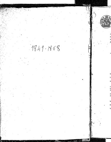 Mariages (1849-1868)