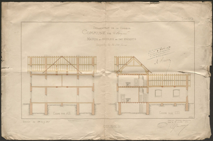 Maison d'école.