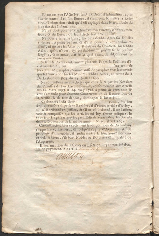 23 décembre 1722-13 janvier 1723