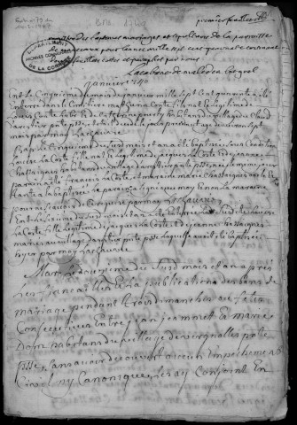 Baptêmes, mariages, sépultures (1740-1752)