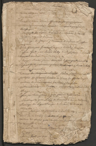 Répertoire chronologique : 1687-1694