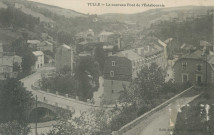 Tulle : "Tulle - Le nouveau pont de l'Estabournie". Pont Dunant et entrée de l'avenue Victor-Hugo.