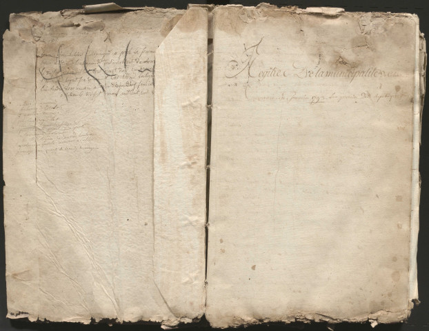 Délibérations du conseil municipal. 12 décembre 1792-1er novembre 1821