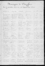 Tables décennales des mariages (1913-1922)
