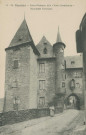 Uzerche : "D - 20. Corrèze - Porte Becharie, dite "Porte Barachaude" Monument historique.