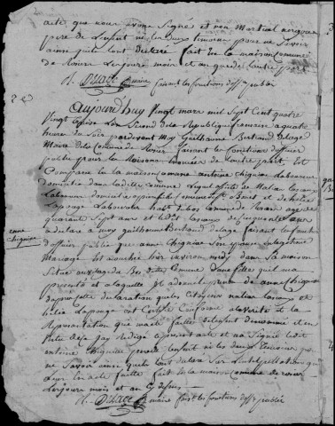 Naissances, mariages, décès (1793-1802)