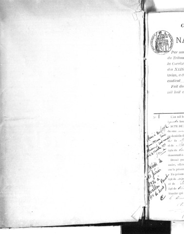 Naissances, mariages, décès (1893-1902)