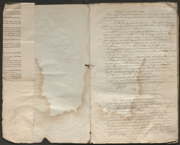 Délibérations du conseil municipal. 15 mai 1870-22 mai 1881