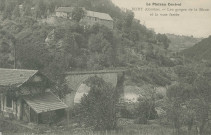 Bort-les-Orgues : "Le plateau central - 511. Bort (Corrèze) - Les gorges de la Rhue et la voie ferrée".