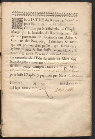 27 février 1702-3 février 1704