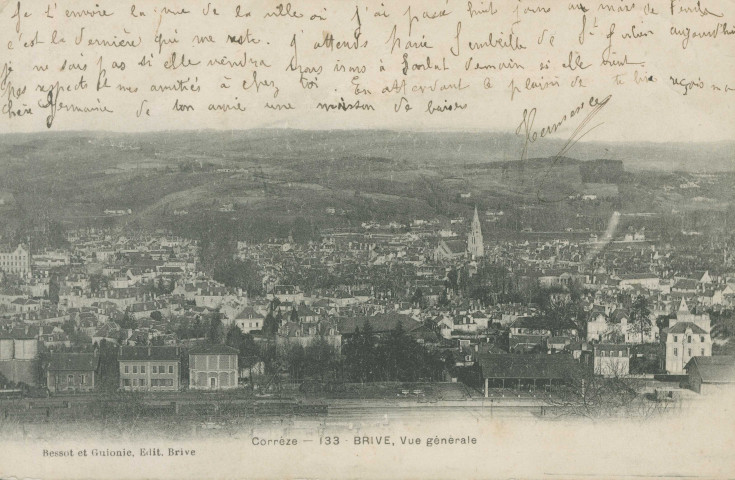 Brive-la-Gaillarde : 'Corrèze - 133 - Brive, vue générale".