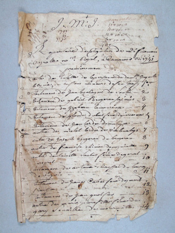 Répertoire chronologique : 1741-1780