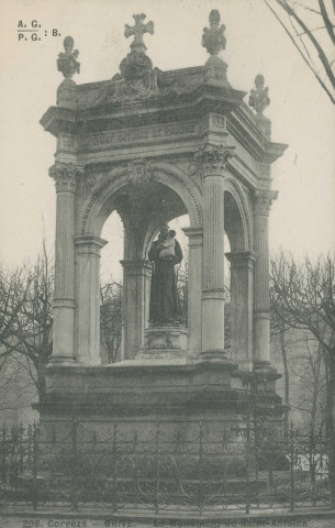 Brive-la-Gaillarde : "208. Corrèze - Brive. - Le monument de Saint-Antoine".