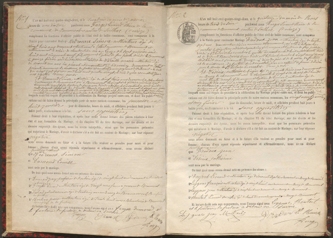 Mariages (1882-1902)