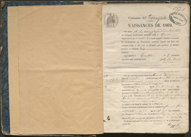 Naissances (1869-1881)