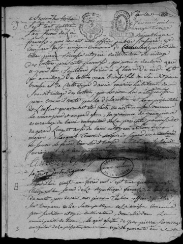 Naissances, mariages, décès (1793-1802)