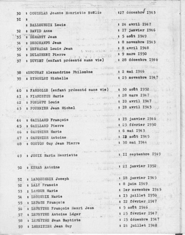 Tables décennales des décès (1903-1912)