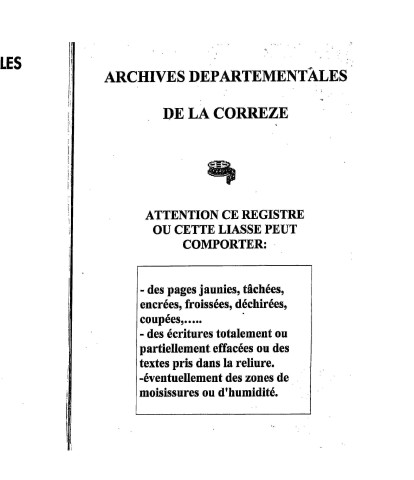 Naissances, mariages, décès (1853-1862)