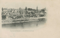 Argentat : "La Corrèze illustrée - Argentat. Le quai".
