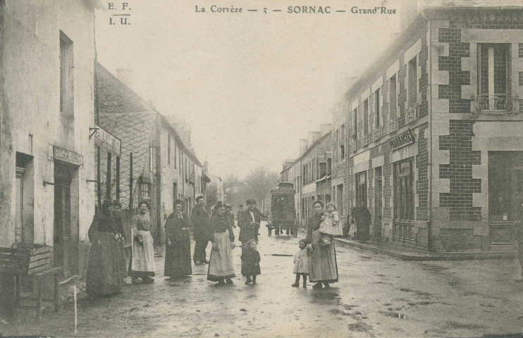 Sornac : "La Corrèze - 3 - Sornac - Grand'rue".